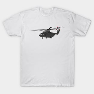 Black Heavy Helicopter Mi-26 T-Shirt